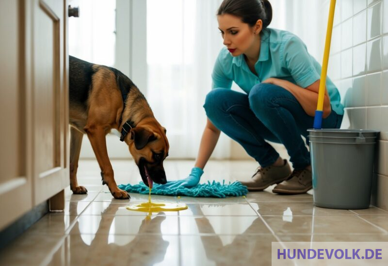 Hund erbricht
